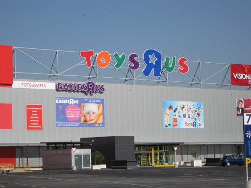 Rótulo de coronación Toys R Us