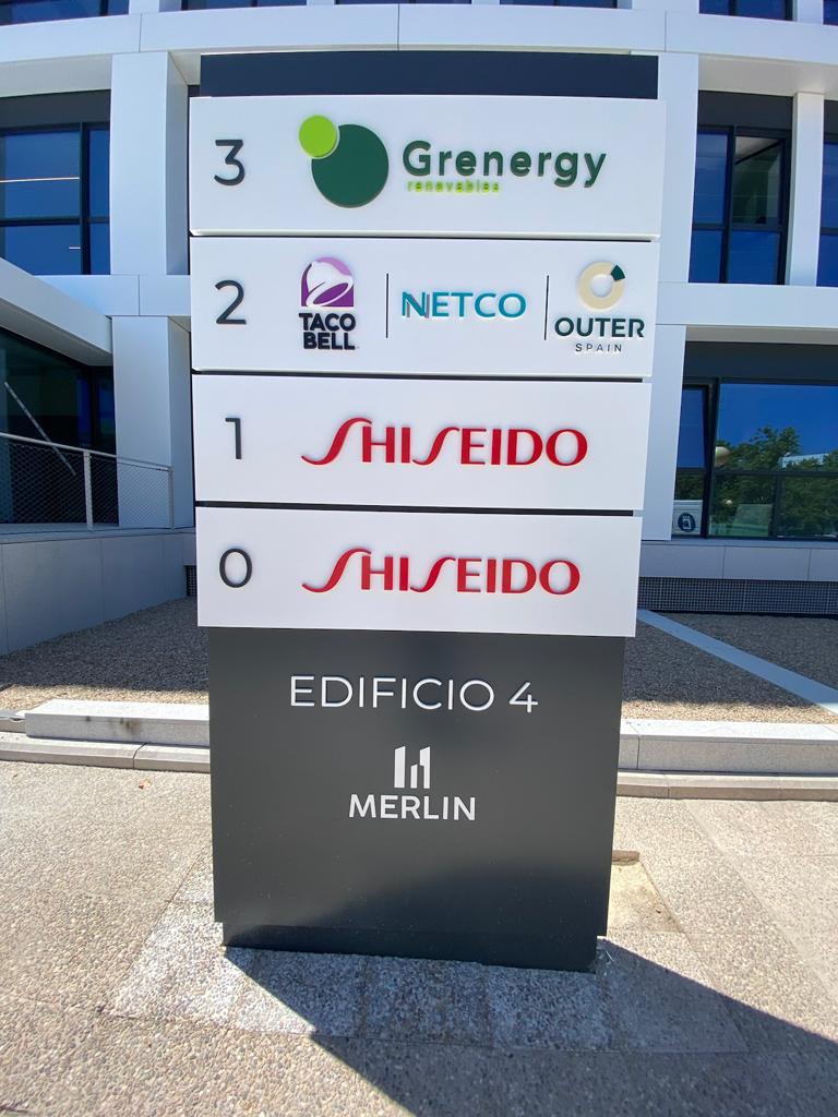 Monolito de señalización